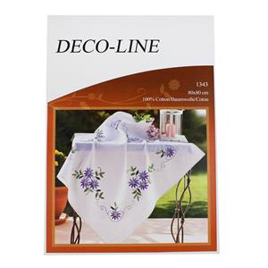 Beijer Surface Embroidery Tablecloth Kit Blue Daisy 
