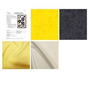 Suzie Duncan Plains & Mixers Hexagon Wall Hanging Quilt Kit: Instructions & Fabric (2.5m)