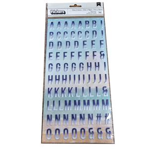 American Crafts - Puffy Blue & White Ombre Stickers , Pack of x169pcs, Should be £7.99