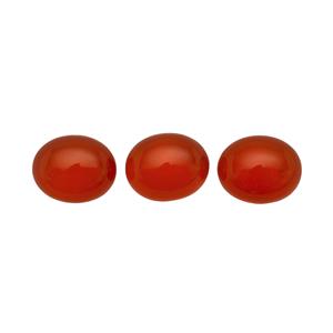 11cts Red Onyx Approx 11x9mm Oval Pack of 3