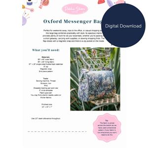 Debbie Shore Oxford Messenger Bag Pattern - Digital Download
