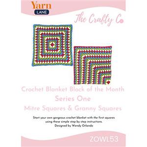 The Crafty Co Crochet Series One BOM Blanket Pattern