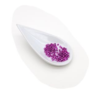 Czech Fire Polished Beads - Crystal Hot Pink Metallic Ice, 3mm (100pk)