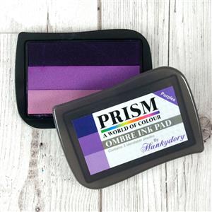 PRISM Ombré Ink Pad - Purples, Prism ink containing 3 co-ordinating purple shades