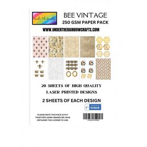 Bee Vintage a4 Paper Pack