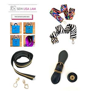 Lisa Lam's Safari Tote Bag Pattern & Trims 