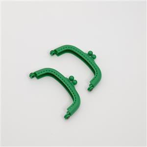 Green Resin Purse Frame, 8.5cm (2pk)