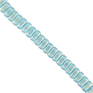 Czechmates Brick - Sueded Gold Teal 3x6mm (50pcs)