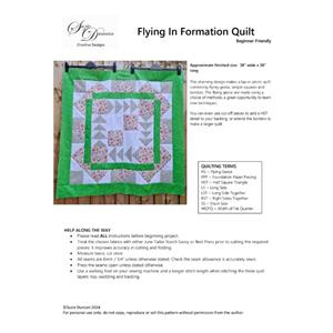 Suzie Duncan's Flying In Formation Quilt Instructions