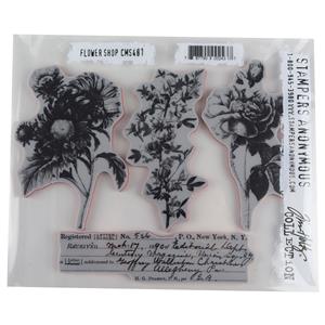 Tim Holtz Flower Shop Stamp Set 