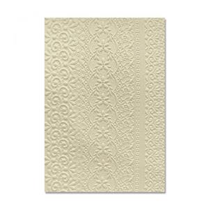 Sizzix® 3D Textured Impressions® A5 Embossing Folder – Lace by Eileen Hull