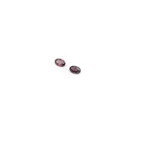 1cts Burmese Spinel 6x4mm Oval Pack of 2 (N)