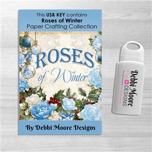 Roses of Winter USB Key over 2,500 printable elements