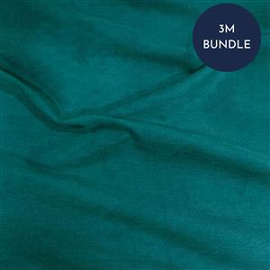 Cotton 21 Wale Corduroy Petrol Fabric Bundle (3m)