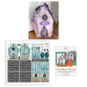 Amber Makes Birdhouse Doorstop Kit: Instructions & Panel - Bluebell House