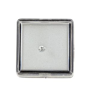 0.13cts White Topaz Pear Brilliant Approx 4x3mm 
