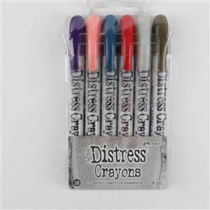 Tim Holtz Distress Crayon Set #16 (6 Pack)