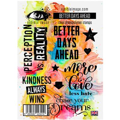 Visible Image Better Days Ahead Stamp Set VisibleImage