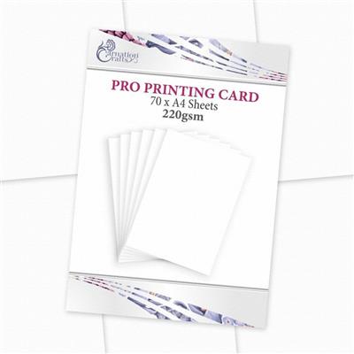 Carnation Crafts A4 Pro Printing Card 220gsm,  70 Sheets