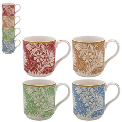 William Morris Meadow Stacking Mugs Set of 4