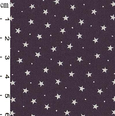Rose & Hubble Cotton Poplin Navy Ditsy Stars Fabric 0.5m