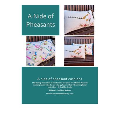 Delphine Brooks' A Nide of Pheasants Cushion Instructions