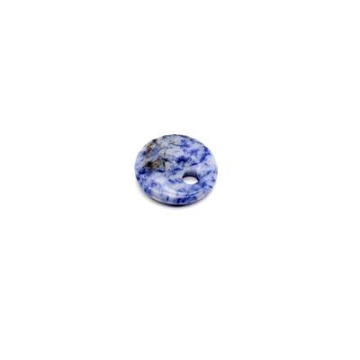 23cts Blue Jasper Top Hole Donut Approx 25mm Loose Pendant