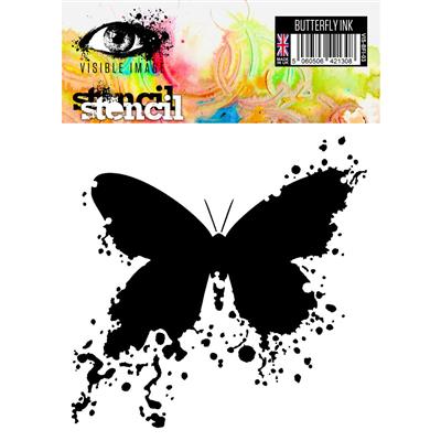 Visible Image Butterfly Ink Stencil