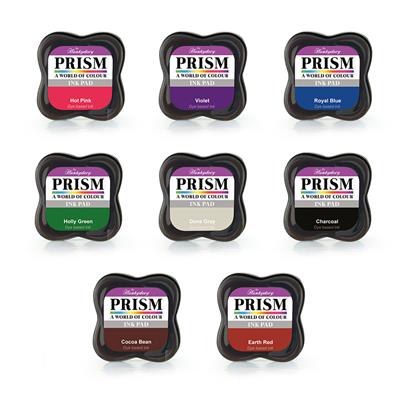 Prism Ink Pads - Set 5, Contains 8 Prism Dye Based 1½