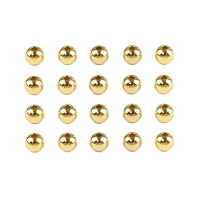 Gold Plated 925 Sterling Silver Spacer Beads, 4mm, 20pcs