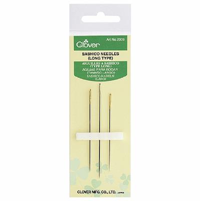 Sashiko Hand Sewing Needles by Clover - Pack of 3 Needles