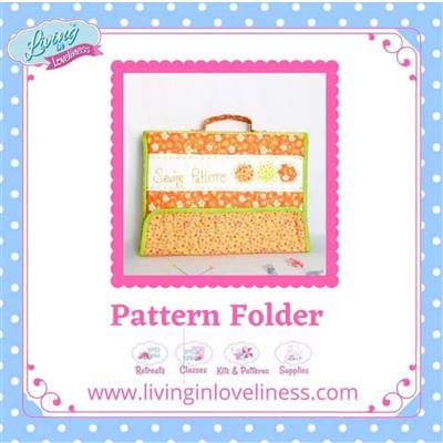 Living in Loveliness Fabulously Fast Fat Quarter Fun Pattern Folder Instructions