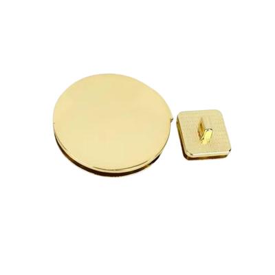 Gold Round Bag Lock Clasp (5cm)
