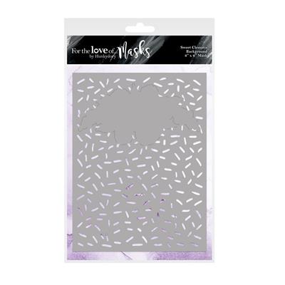 For the Love of Masks - Sweet Clematis Background Mask, Inc; Contains 1 mask approx 8