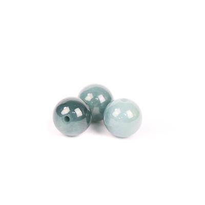 Guatemalan Jadeite Plain Rounds Approx 8mm, Pack of 3
