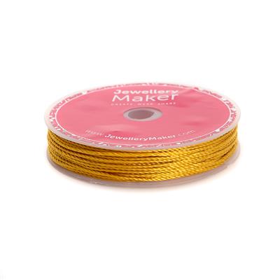 Metallic Gold 0.9mm Nylon Cord, 10m
