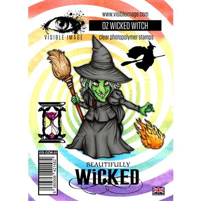 Visible Image OZ Wicked Witch Stamp Set