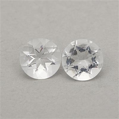 2.7cts Itinga Petalite 8x8mm Round Pack of 2 (N)