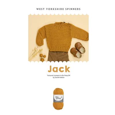 WYS Jack Textured Body Version (Up To Size 24 to 36 Months) Kit: Pattern & Yarn (5 x 50g Balls)
