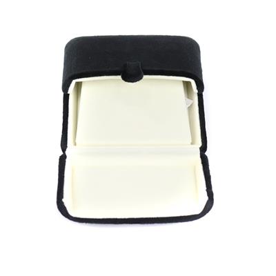 Black Velvet Luxury Large Pendant Box, 10x10cm