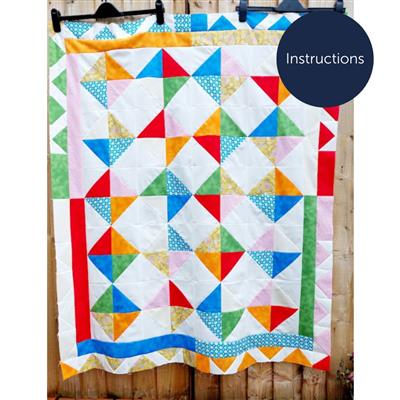 Suzie Duncan Half Square Triangles Quilt Instructions