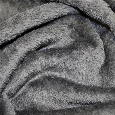 Dark Grey Supersoft Fleece Fabric 0.5m