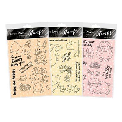 For the Love of Stamps - Cute & Cuddly Spring Multibuy