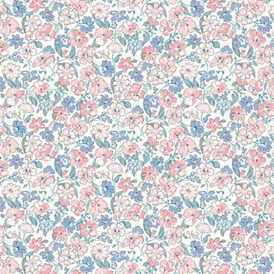 Liberty Heirloom 3 Floral Joy Pastel Fabric 0.5m