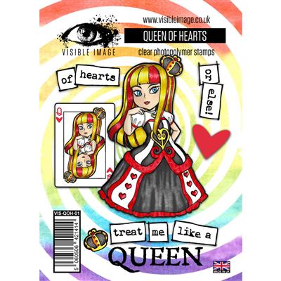 Visible Image Queen of Hearts Stamp Set