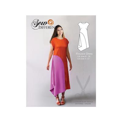 Sew Different Flounce Dress Pattern - Sizes 8-26