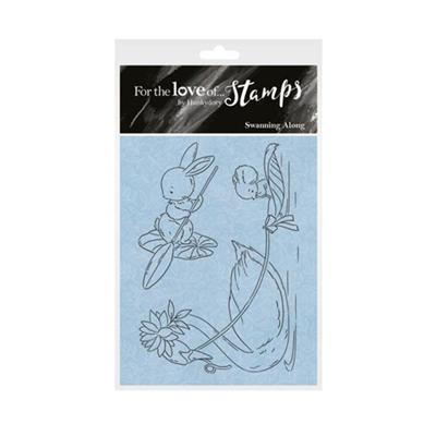 For the love of Stamps - Swanning Along A7 Stamp Set 