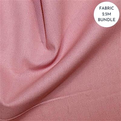 100% Cotton Blush Fabric Backing Bundle (2.5m)