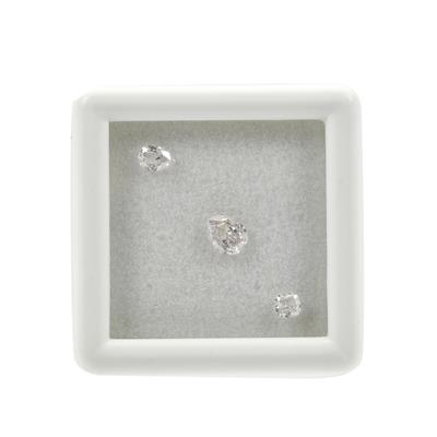 0.45cts Pink Diamond Mix Shapes & Size Approx 1 to 3.5mm, (3 to 5pcs)