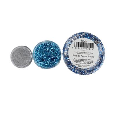 Cosmic Shimmer - Flake & Glitter Kit - Set B - Silver & Blue